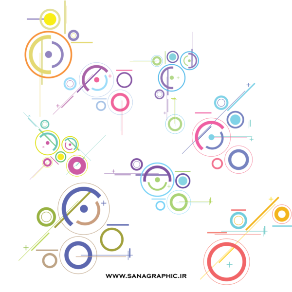 8 geometeric circles preview